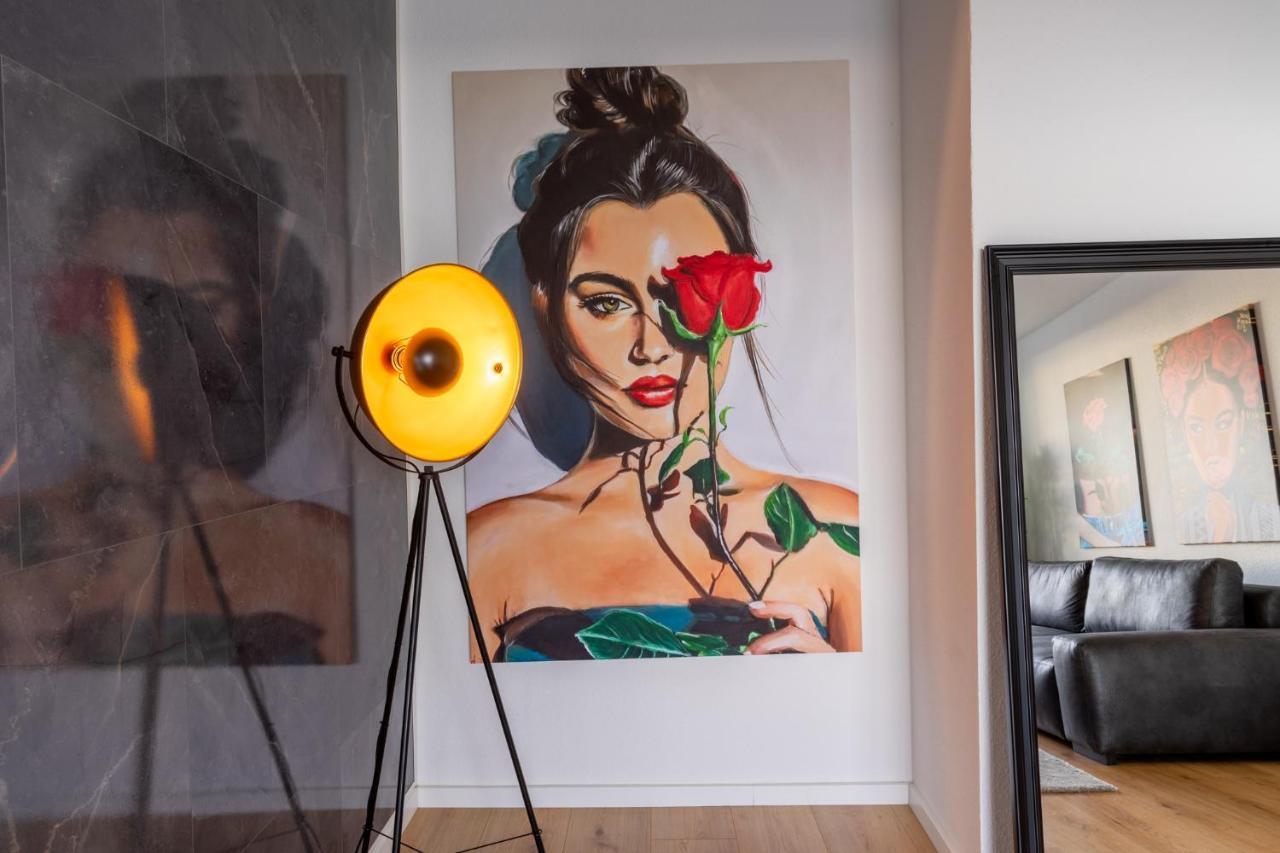 RüSuite XL I 2-Zimmer Apartment I Balkon I Netflix Essen Eksteriør bilde